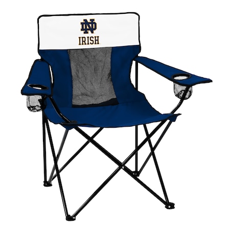 Logo Brands Notre Dame Navy/White Elite Chair 190-12E-1